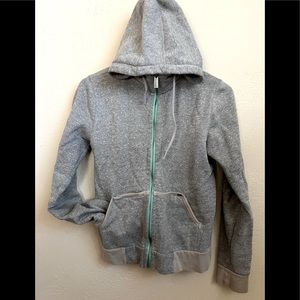 Toad and Co. grey zip hoodie size XS